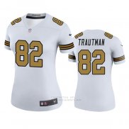 Camiseta NFL Legend Mujer New Orleans Saints Adam Trautman Blanco
