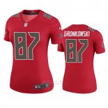 Camiseta NFL Legend Mujer Tampa Bay Buccaneers Rob Gronkowski Rojo Color Rush