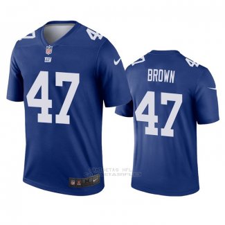 Camiseta NFL Legend New York Giants Cameron Brown Azul