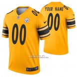 Camiseta NFL Legend Pittsburgh Steelers Personalizada Amarillo