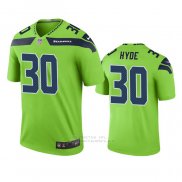 Camiseta NFL Legend Seattle Seahawks Carlos Hyde Green Color Rush