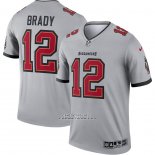Camiseta NFL Legend Tampa Bay Buccaneers Tom Brady Inverted Gris