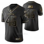 Camiseta NFL Limited Atlanta Falcons Deion Jones Golden Edition Negro