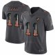 Camiseta NFL Limited Atlanta Falcons Jones Retro Flag Negro