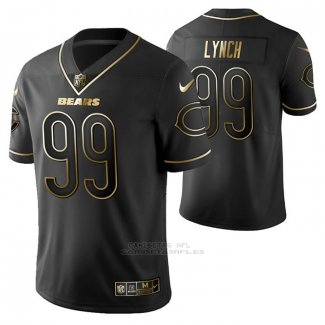 Camiseta NFL Limited Chicago Bears Aaron Lynch Golden Edition Negro