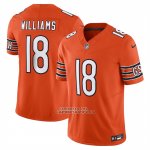 Camiseta NFL Limited Chicago Bears Caleb Williams Vapor F.U.S.E. Naranja