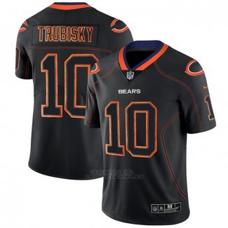 Camiseta NFL Limited Chicago Bears Trubisky Lights Out Negro