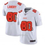 Camiseta NFL Limited Cleveland Browns Landry Logo Dual Overlap Blanco