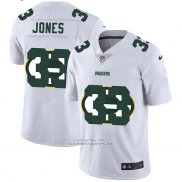 Camiseta NFL Limited Green Bay Packers Jones Logo Dual Overlap Blanco