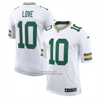 Camiseta NFL Limited Green Bay Packers Jordan Love Blanco