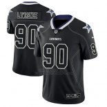 Camiseta NFL Limited Hombre Dallas Cowboys Demarcus Lawrence Negro Color Rush 2018 Lights Out