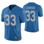 Camiseta NFL Limited Hombre Detroit Lions Kerryon Johnson Azul Vapor Untouchable