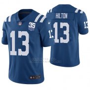 Camiseta NFL Limited Hombre Indianapolis Colts T. Y. Hilton Azul 35th Anniversary Vapor Untouchable