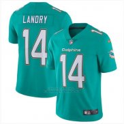 Camiseta NFL Limited Hombre Miami Dolphins 14 Jarvis Landry Verde Game