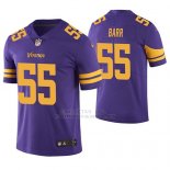 Camiseta NFL Limited Hombre Minnesota Vikings Anthony Barr Violeta Color Rush