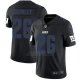 Camiseta NFL Limited Hombre New York Giants 26 Saquon Barkley Negro Rush Impact