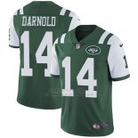 Camiseta NFL Limited Hombre New York Jets 14 Sam Darnold Verde Stitched Vapor Untouchable