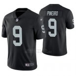 Camiseta NFL Limited Hombre Oakland Raiders Eddy Pineiro Negro Vapor Untouchable