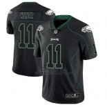 Camiseta NFL Limited Hombre Philadelphia Eagles Carson Wentz Negro Color Rush 2018 Lights Out