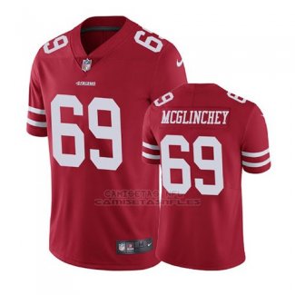 Camiseta NFL Limited Hombre San Francisco 49ers Mike Mcglinchey Rojo Vapor Untouchable