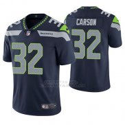Camiseta NFL Limited Hombre Seattle Seahawks Chris Carson Azul Vapor Untouchable