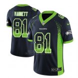 Camiseta NFL Limited Hombre Seattle Seahawks Nick Vannett Azul 2018 Drift Fashion Color Rush