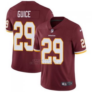 Camiseta NFL Limited Hombre Washington Rojoskins 29 Derrius Guice Burgundy Rojo Home Vapor Untouchable