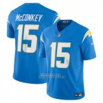 Camiseta NFL Limited Los Angeles Chargers Ladd McConkey Vapor F.U.S.E. Azul