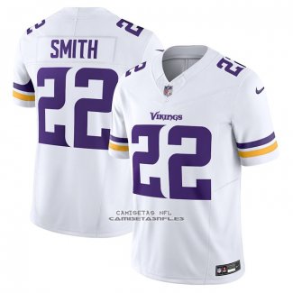 Camiseta NFL Limited Minnesota Vikings Harrison Smith Vapor F.U.S.E. Blanco