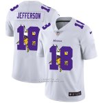 Camiseta NFL Limited Minnesota Vikings Jefferson Logo Dual Overlap Blanco