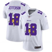 Camiseta NFL Limited Minnesota Vikings Jefferson Logo Dual Overlap Blanco