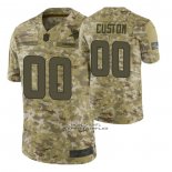 Camiseta NFL Limited Minnesota Vikings Personalizada Salute To Service Verde