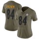 Camiseta NFL Limited Mujer Pittsburgh Steelers 84 Erown 2017 Salute To Service Verde