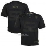 Camiseta NFL Limited Nino Chicago Bears Khalil Mack 2020 Salute To Service Negro