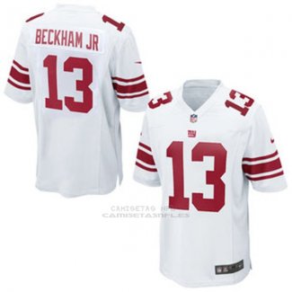 Camiseta NFL Limited Nino New York Giants 13 Beckham Jr Blanco