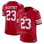 Camiseta NFL Limited San Francisco 49ers Christian McCaffrey Vapor F.U.S.E. Rojo