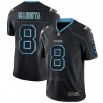 Camiseta NFL Limited Tennessee Titans Mariota Lights Out Negro