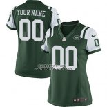 Camiseta NFL Mujer New York Jets Personalizada Verde