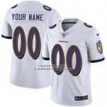 Camiseta NFL Nino Baltimore Ravens Personalizada Blanco