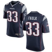 Camiseta New England Patriots Faulk Negro Nike Game NFL Hombre