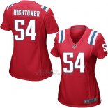 Camiseta New England Patriots Hightower Rojo Nike Game NFL Mujer