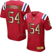 Camiseta New England Patriots Hightower Rojo Nike Gold Elite NFL Hombre
