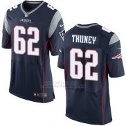 Camiseta New England Patriots Thuney Profundo Azul Nike Elite NFL Hombre
