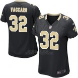 Camiseta New Orleans Saints Vaccaro Negro Nike Game NFL Mujer