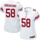 Camiseta New York Giants Odighizuwa Blanco Nike Game NFL Mujer