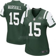 Camiseta New York Jets Marshall Verde Nike Game NFL Mujer
