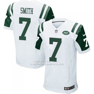 Camiseta New York Jets Smith Blanco Nike Elite NFL Hombre