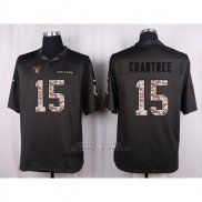 Camiseta Oakland Raiders Crabtree Apagado Gris Nike Anthracite Salute To Service NFL Hombre