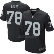 Camiseta Oakland Raiders Ellis Negro Nike Elite NFL Hombre