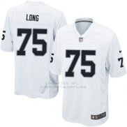 Camiseta Oakland Raiders Long Blanco Nike Game NFL Nino